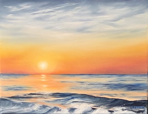 Lora_sunrise painting of a sunrise