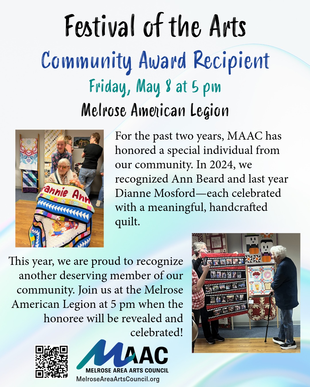 advertising for honoree