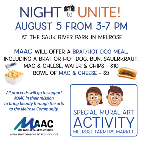Night to Unite fundraiser advertising