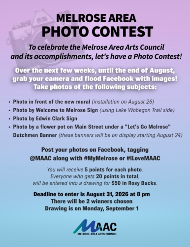 Melrose Area Photo contest-final photo contest information
